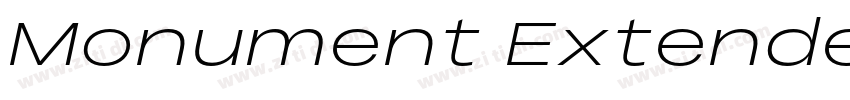Monument Extended Bl字体转换